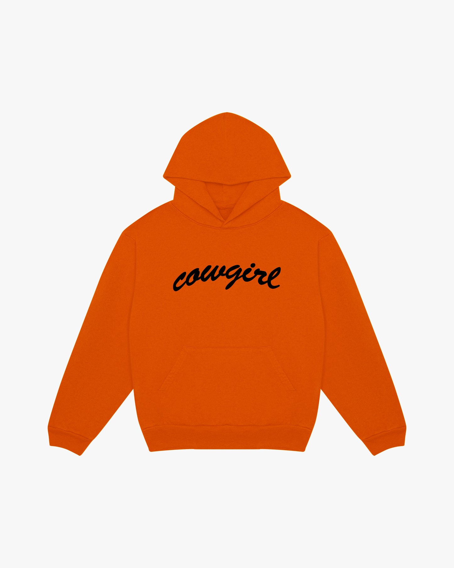 Cowgirl Script Hoodie (Hunting Orange)