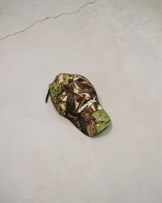 Cowgirl Script 6 Panel Cap (Camo)