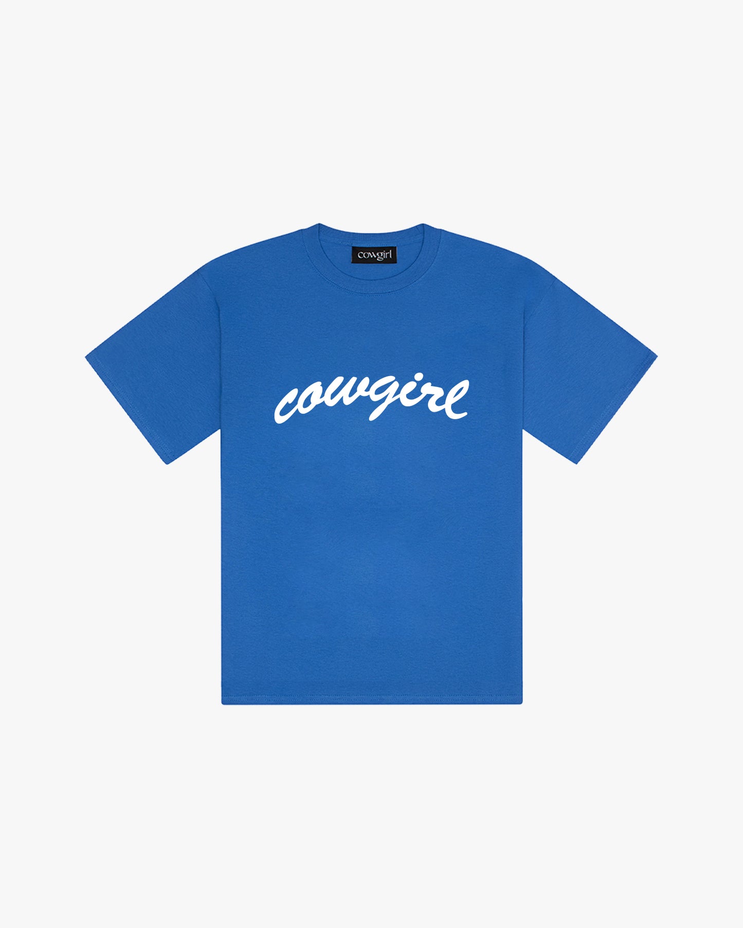 Cowgirl Script T Shirt (Royal Blue)