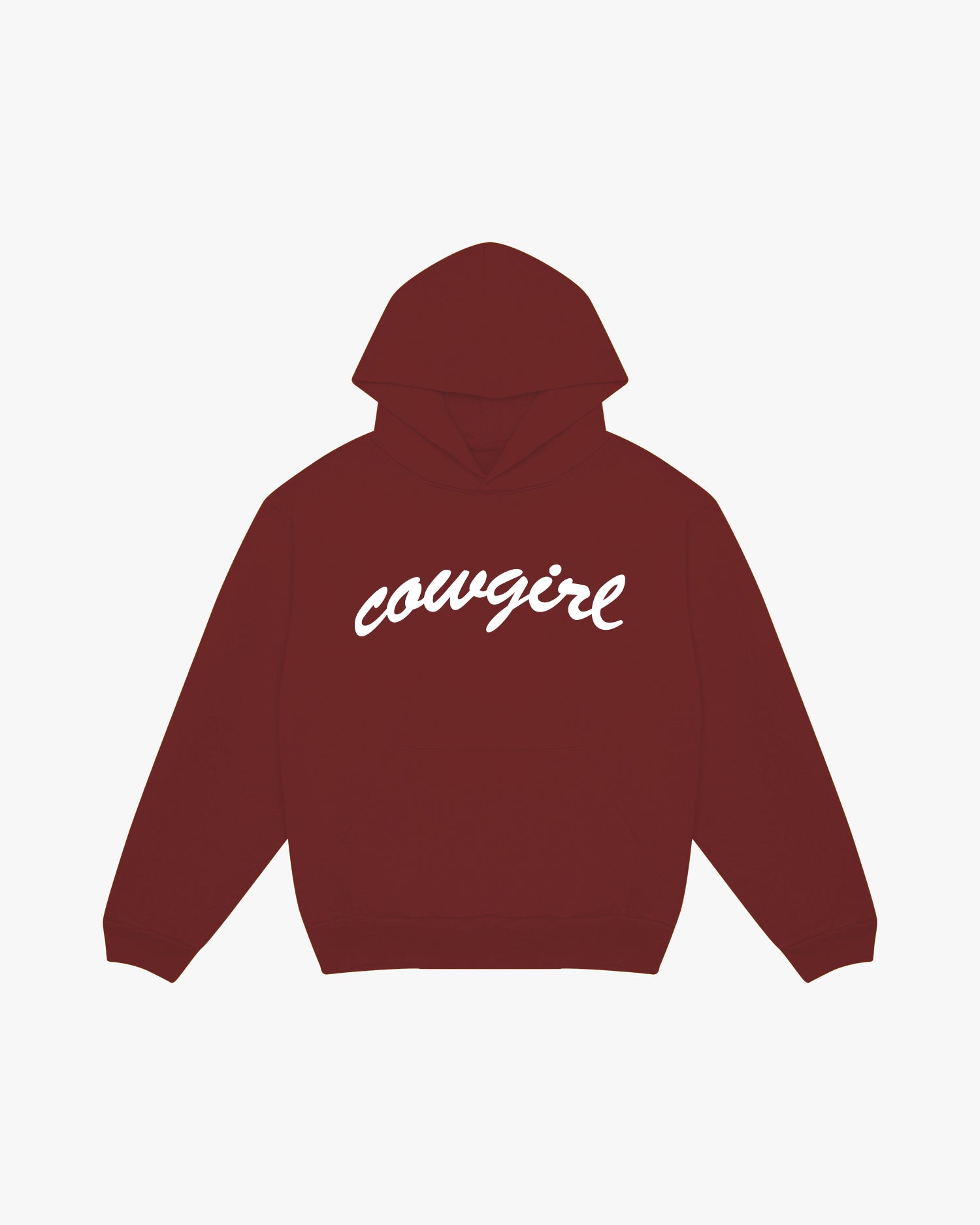 Cowgirl Script Hoodie (Cherry Red)