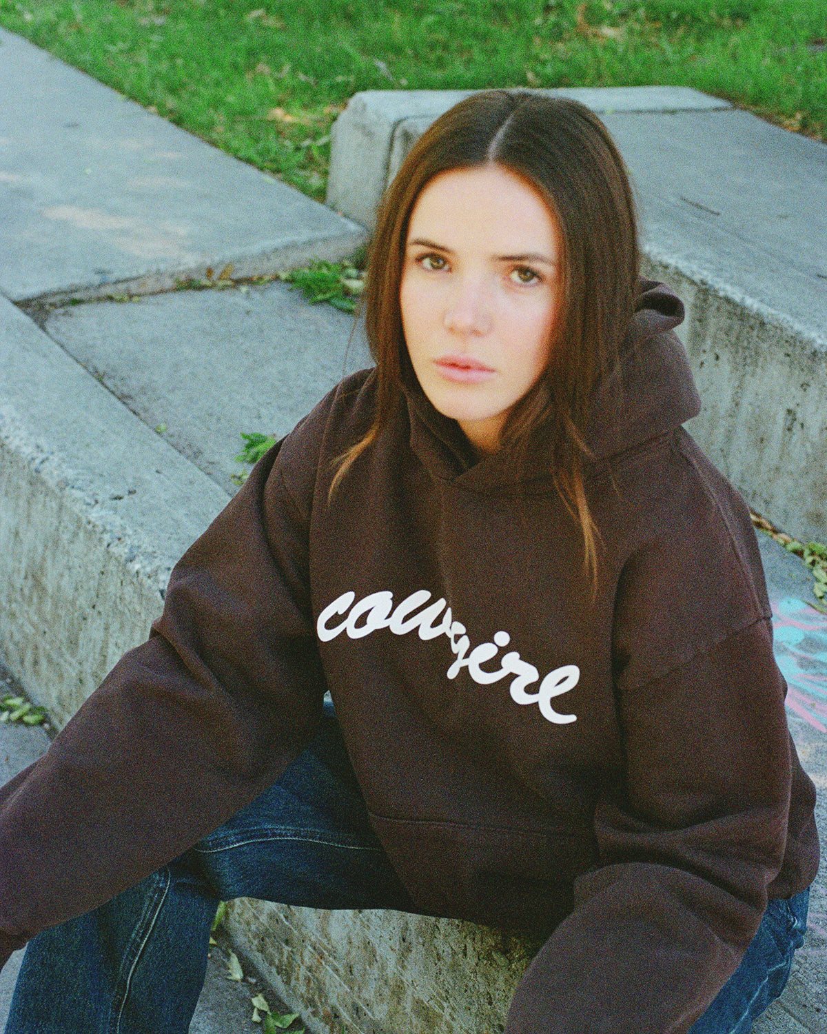 Cowgirl Script Hoodie (Brown)