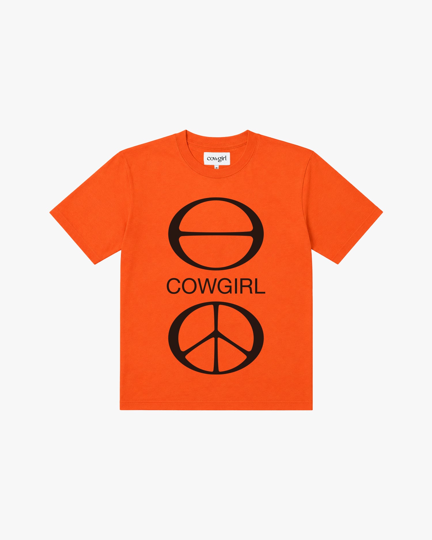 Cowgirl Peace T Shirt (Orange)