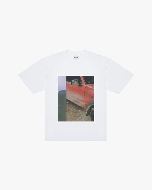 Cowgirl Steel Wool Print T Shirt (White)