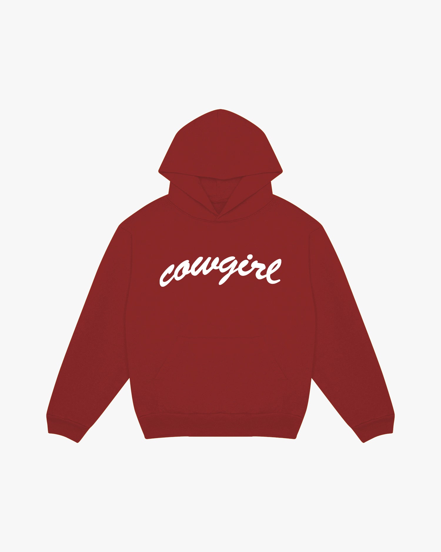 Cowgirl Script Hoodie (Cherry Red)