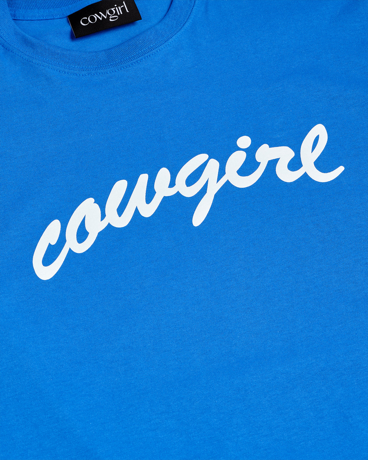 Cowgirl Script T Shirt (Royal Blue)