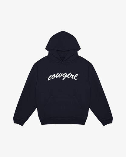 Cowgirl Script Hoodie (Navy)