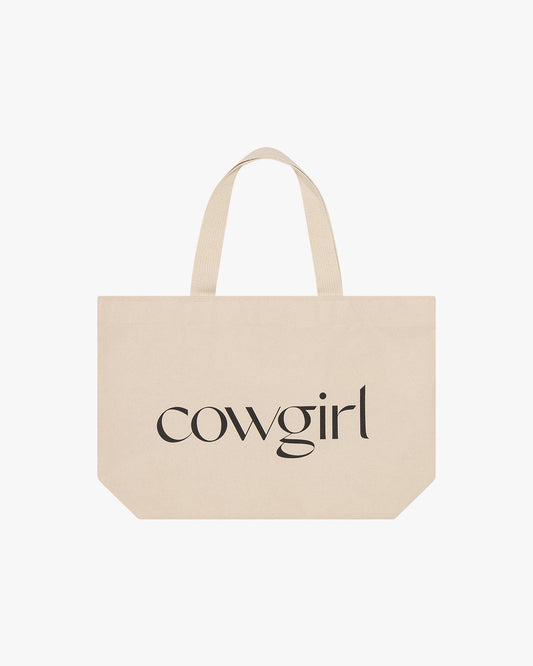 Cowgirl Tote Bag (Natural)