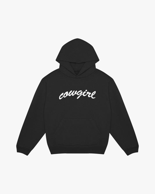 Cowgirl Script Hoodie (Vintage Black)