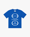 Cowgirl Peace T Shirt (Royal Blue)
