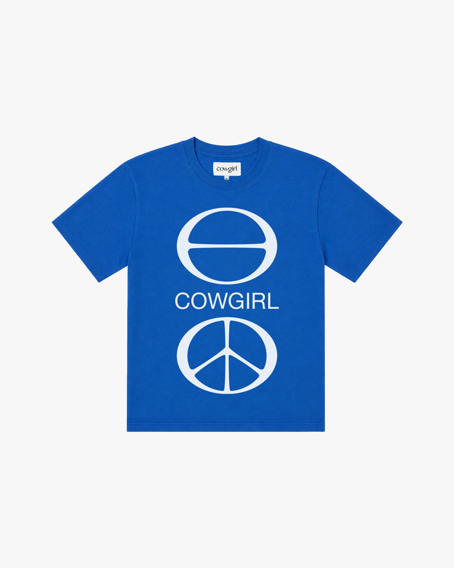 Cowgirl Peace T Shirt (Royal Blue)